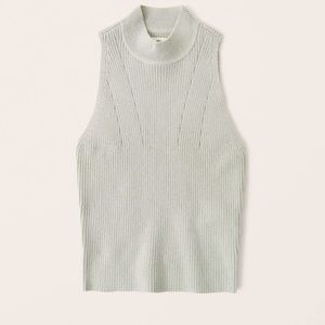Abercrombie Sweater-Knit Mockneck Top
